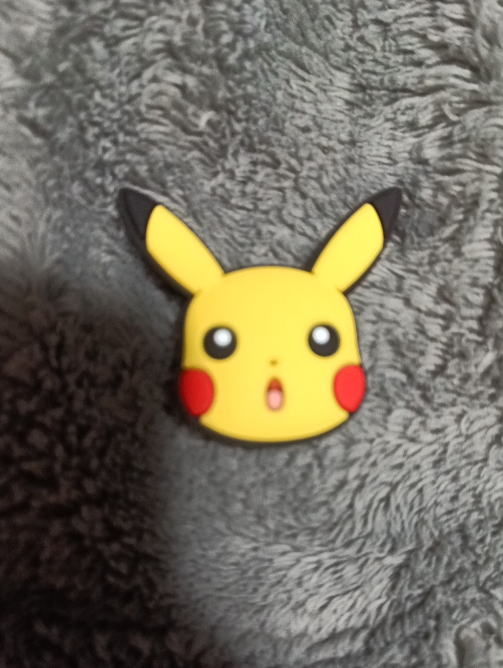 Pikachu Face Charm - Cute Pokémon Crocs